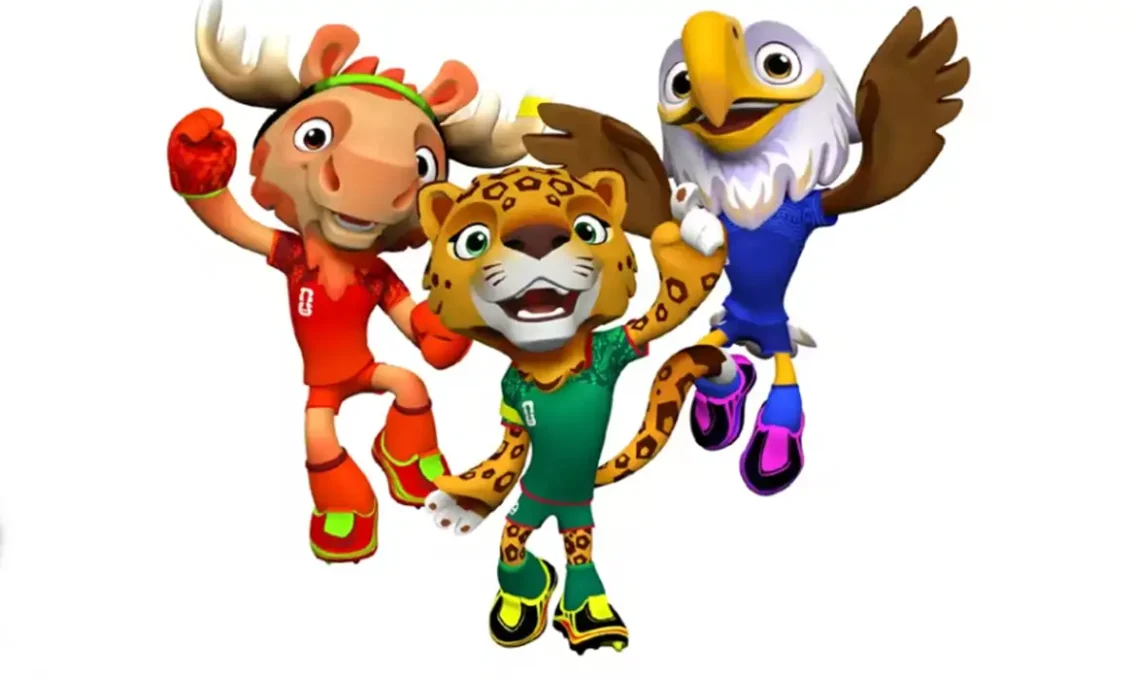 Fifa apresenta trio de mascotes para a Copa do Mundo de 2026