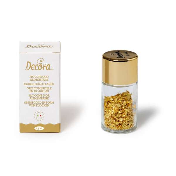 Ouro Comestível 24K Flocos - Pétalas - Pó - Imagem 22
